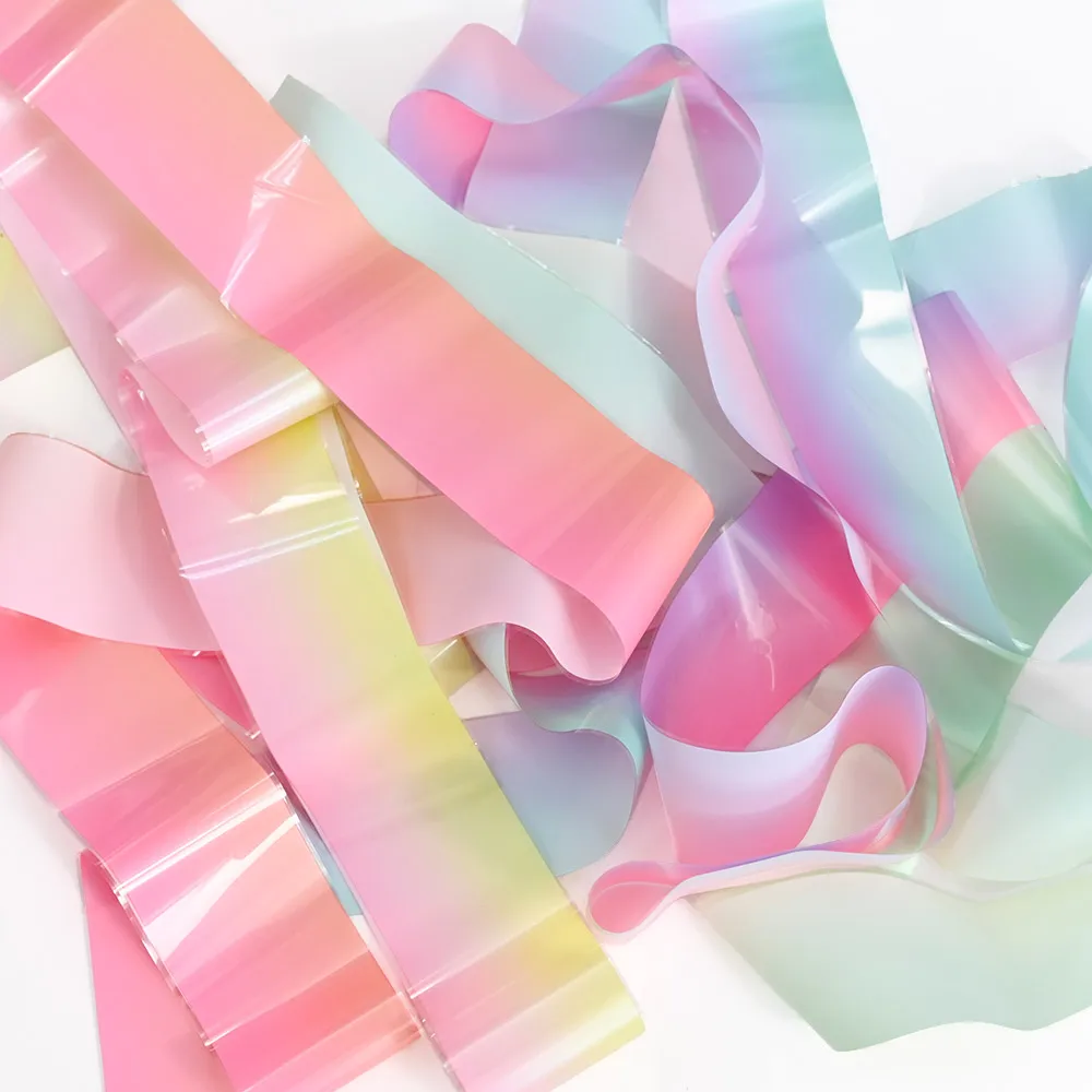 10 рулонов/набор фольга для ногтей