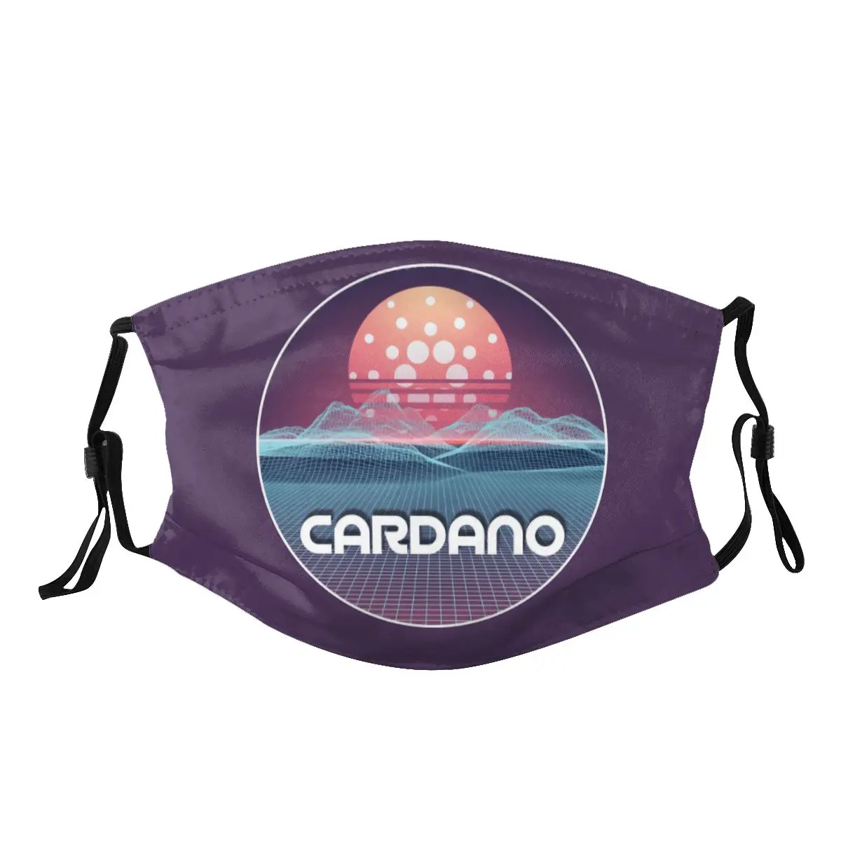 

Anime Cardano Space Sunset Digital Galaxy Crypto ADA Cryptocurrency Activated Carbon Filter Mask Sarcastic Accepted False Front