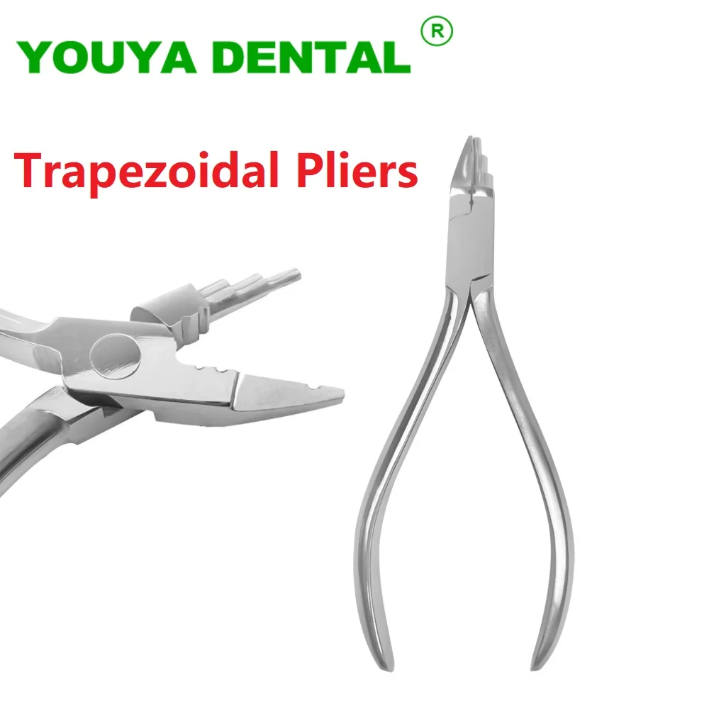 

Dental Pliers Orthodontic Trapezoidal Forceps Use For Bending Small Round Curve Of Square Wire Bow Dentistry Technician Tools