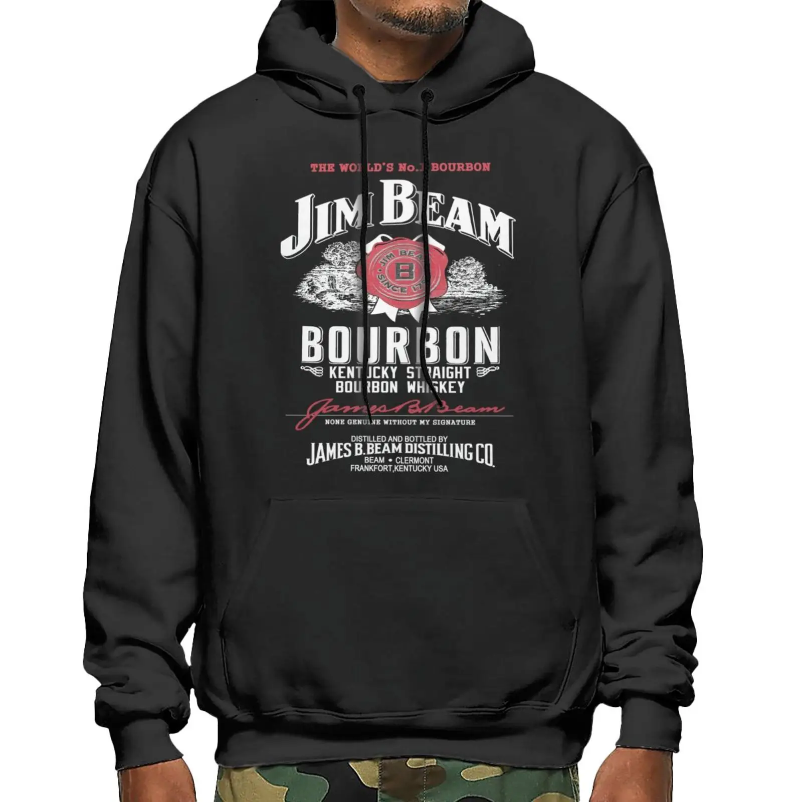 

Jim Beam Bourbon Whisky Bottle Label 2677 Sweatshirts Hoodies Hoodies For Men Anime Hoodies Hooded Zip-Up Sweatshirts Clothing