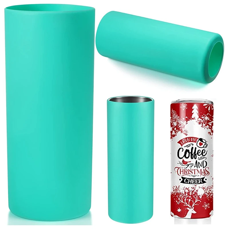 

Seamless Silicone Packaging Sublimation Glass Silicone Packaging Cup Clip 3D Silicone Sleeve Clip For Blank Sublimation