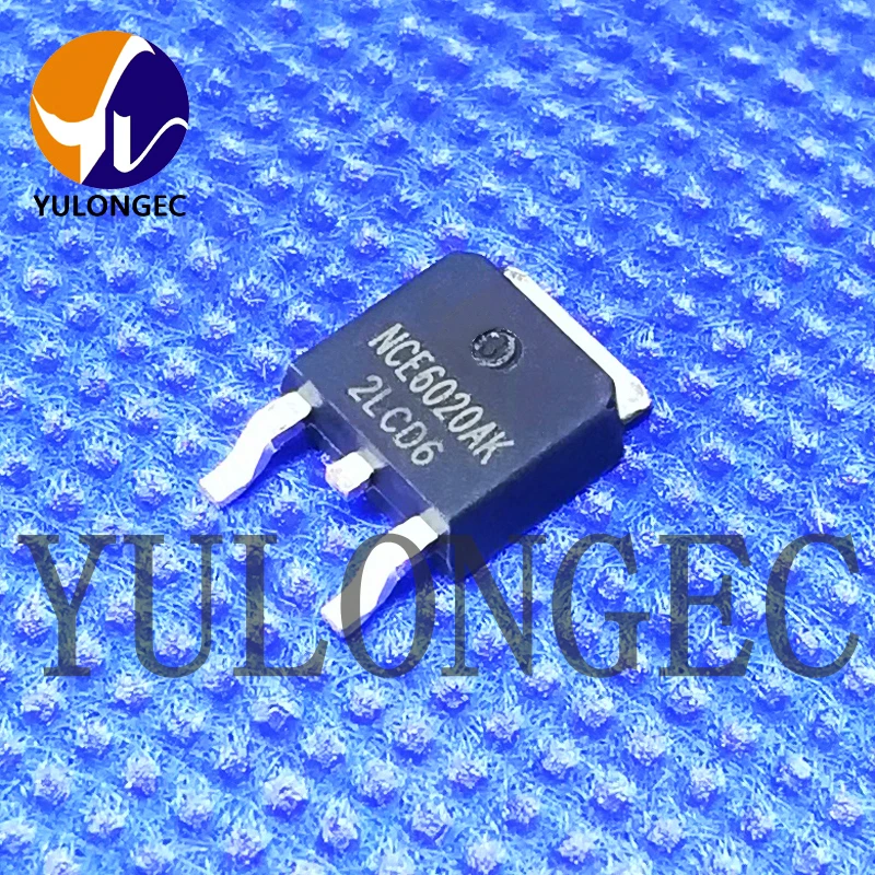 

10PCS NCE6020AK N-Channel Power MOSFET 20A/60V 37mOhms TO-252 Chip
