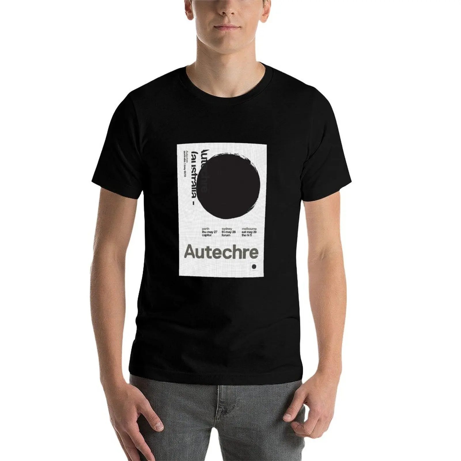 Футболка Autechre Graph Paper одежда в стиле хиппи таможенный дизайн мужская футболка