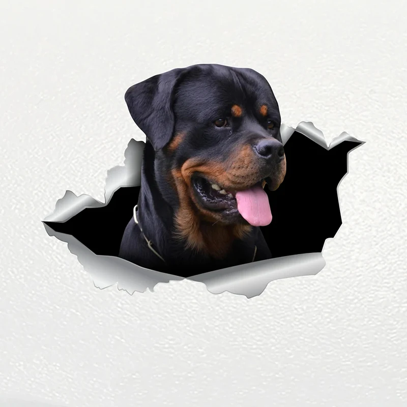 

V1153 # Rottweiler Автомобильная Наклейка Pet Водонепроницаемая виниловая наклейка автомобильные аксессуары Декор Наклейка для автомобиля