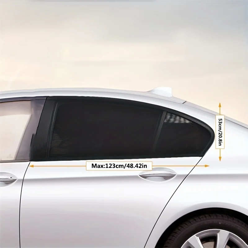 2 шт./комплект автомобильные солнцезащитные сетки с пряжкой