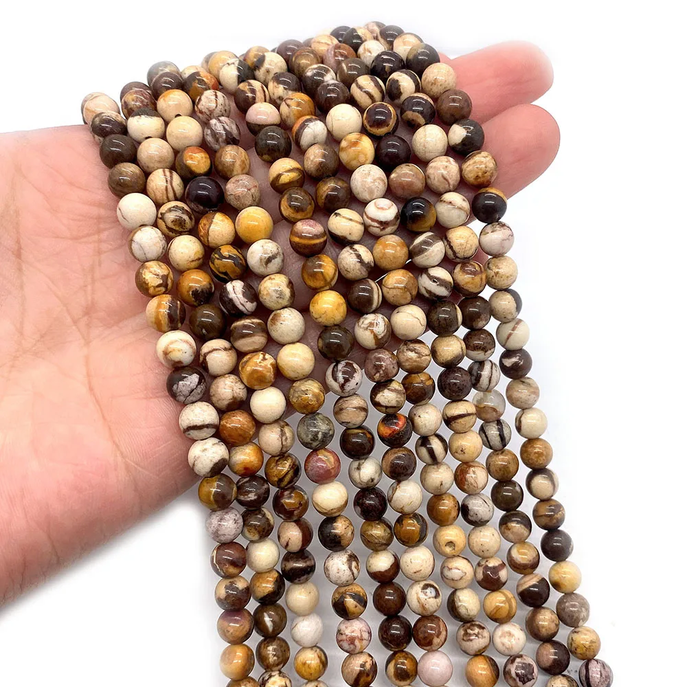 

Australia Natural Stone Stone Beads 6/8/10mm Jewelry Round Loose Beads Jewelry Making Power Stone Manual Charm Accessories