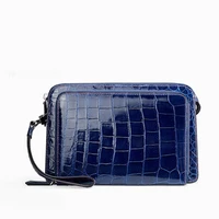 kexima gete estuarine crocodile handmade bay crocodile leather handbag mens leather large capacity business leisure handbag