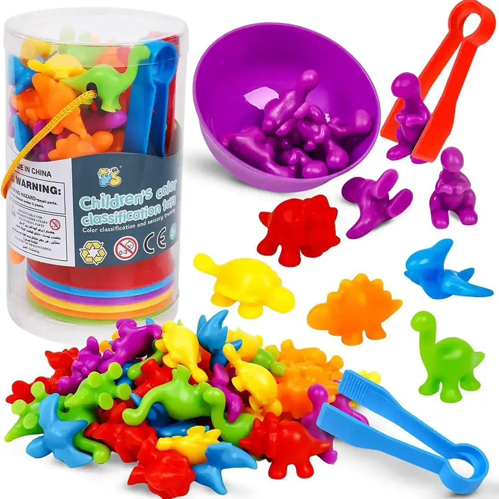 Детская игра для обучения развивающие игрушки животные познание радуга