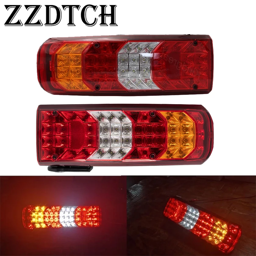 

2 шт. 24 В светодиодный ная задняя фара для грузовика benz actros mp4 светодиодная задняя фара 0035441003 0035442103