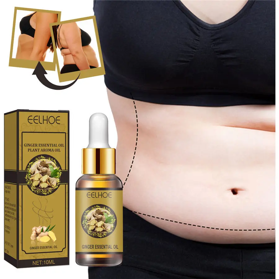 

Natural Ginger Lymphatic Drainage Therapy Anti Aging Plant Esencial Oil Promote Metabolism Full Body Slim Massage Oils Masage