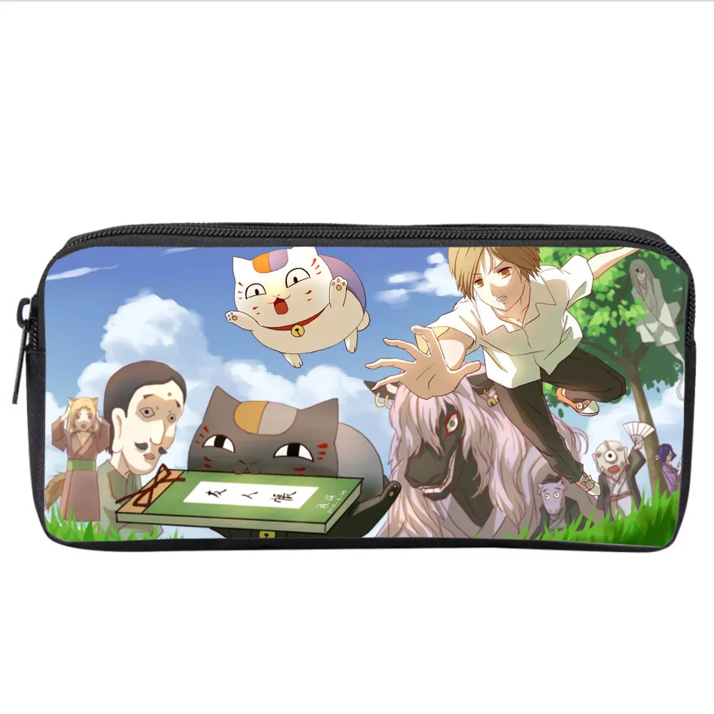

Anime Natsume Yuujinchou Pencil Case Kids Student Cartoon Pencil Bag Teenager Zipper Handbag Women Girls Makeup Bag