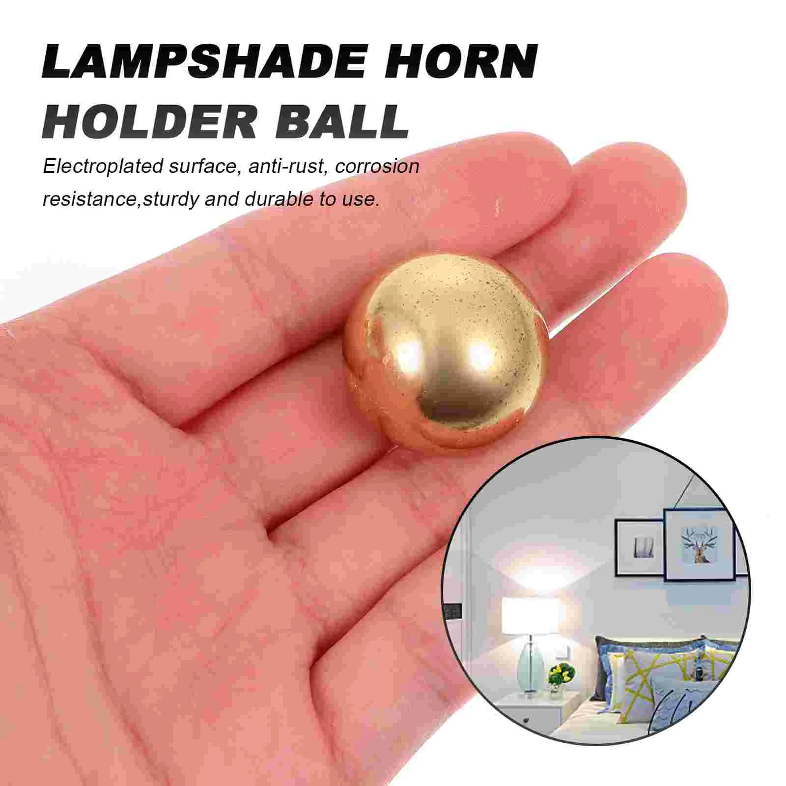 4-шт. Кронштейн для абажура аксессуары черный абажур держатель рога шар латунь