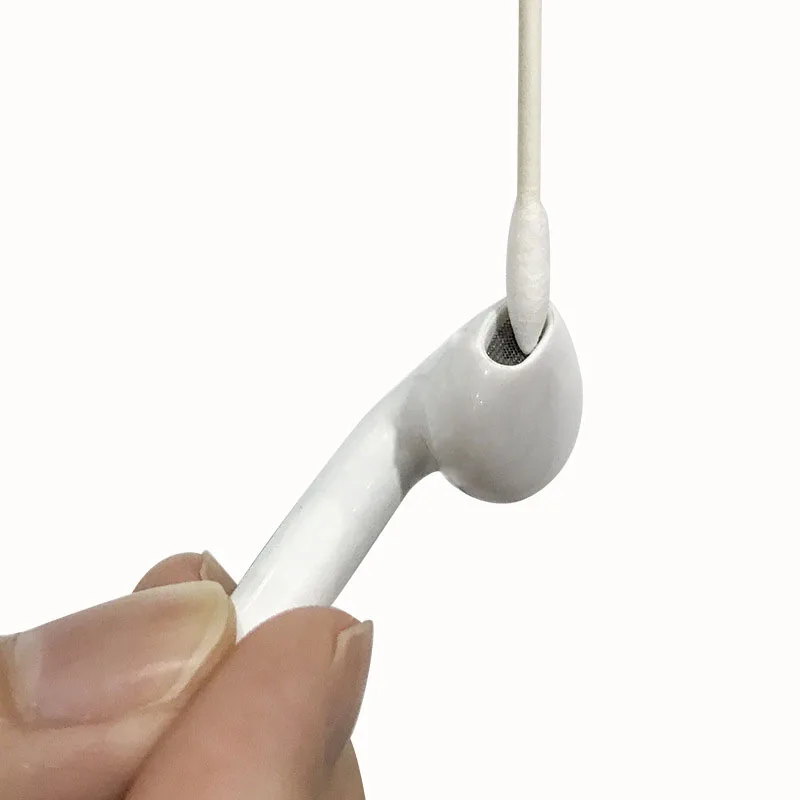 

New 25/50pcs Cleaning Swab Tool Cotton Disposable Stick Cleanroon Use Earphone Dust Free For AirPods Earphone Phone Charge Port