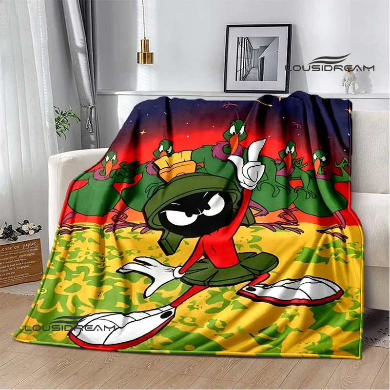 Одеяло детское Фланелевое с мультяшным принтом мягкое и удобное