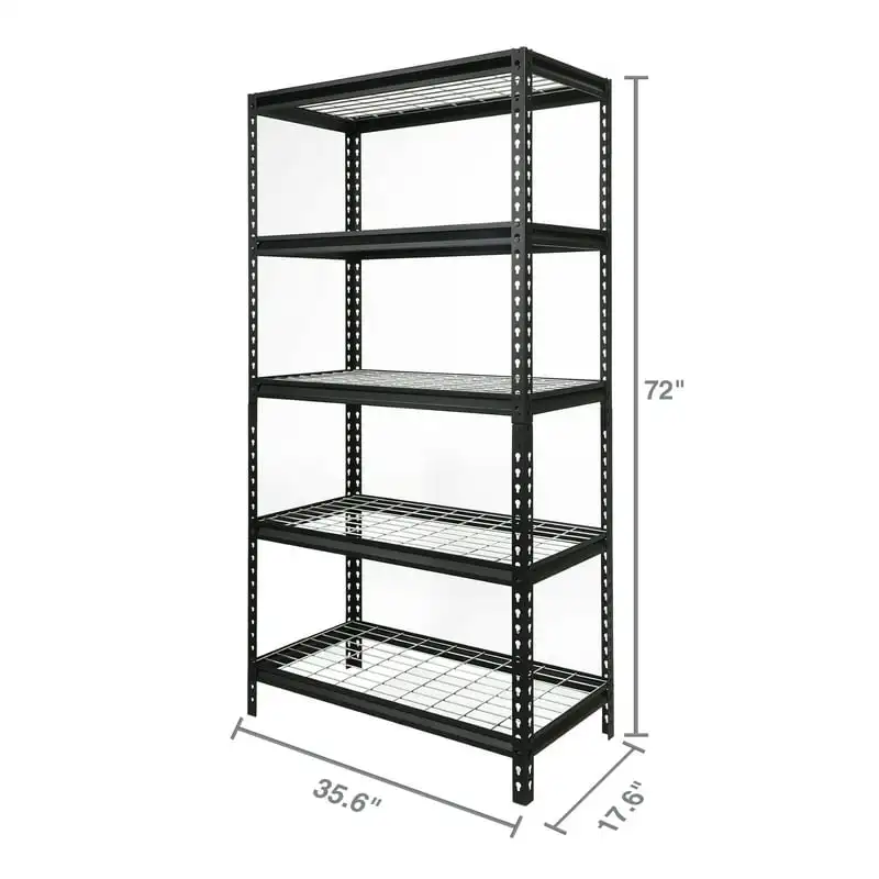 

W x 18" D x 72" H 5-Tier Freestanding Shelf, Storage Rack