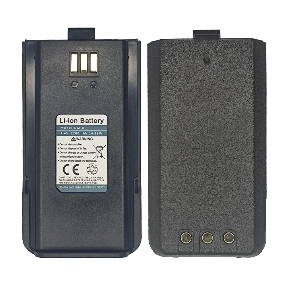 Аккумулятор для радиоприемника Baofeng Φ 2200mAh 7 4 V литий-ионная батарея DR-1801 DM-1801 BF-H6