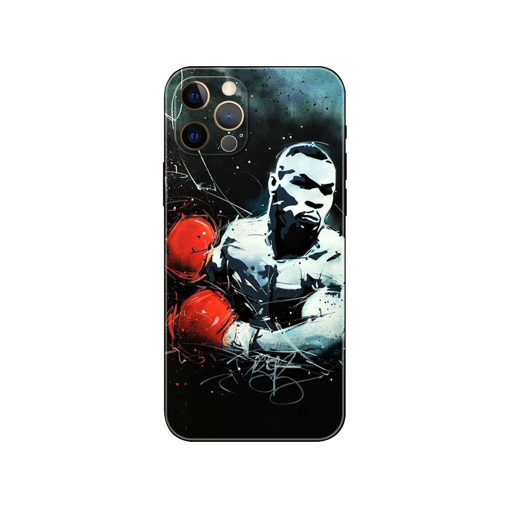 Черный чехол из ТПУ для iphone 5 5s se 2020 6 6s 7 8 plus x 10 XR XS 11 12 13 mini pro MAX задняя крышка Майк