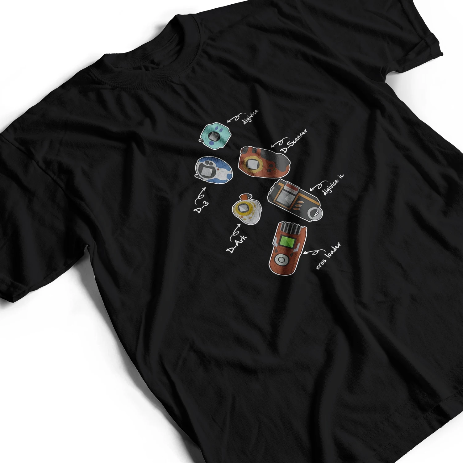 Футболка Digimon Digivice Type Хлопок