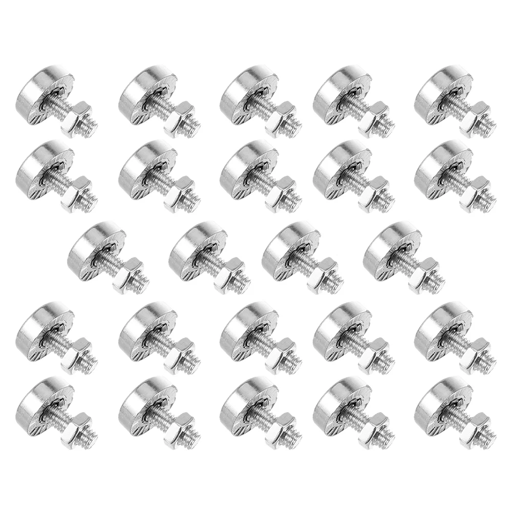 

6 Pairs License Plate Screws Car License Plate Accessories License Plate Frame Fasteners License Plate Holder Screws