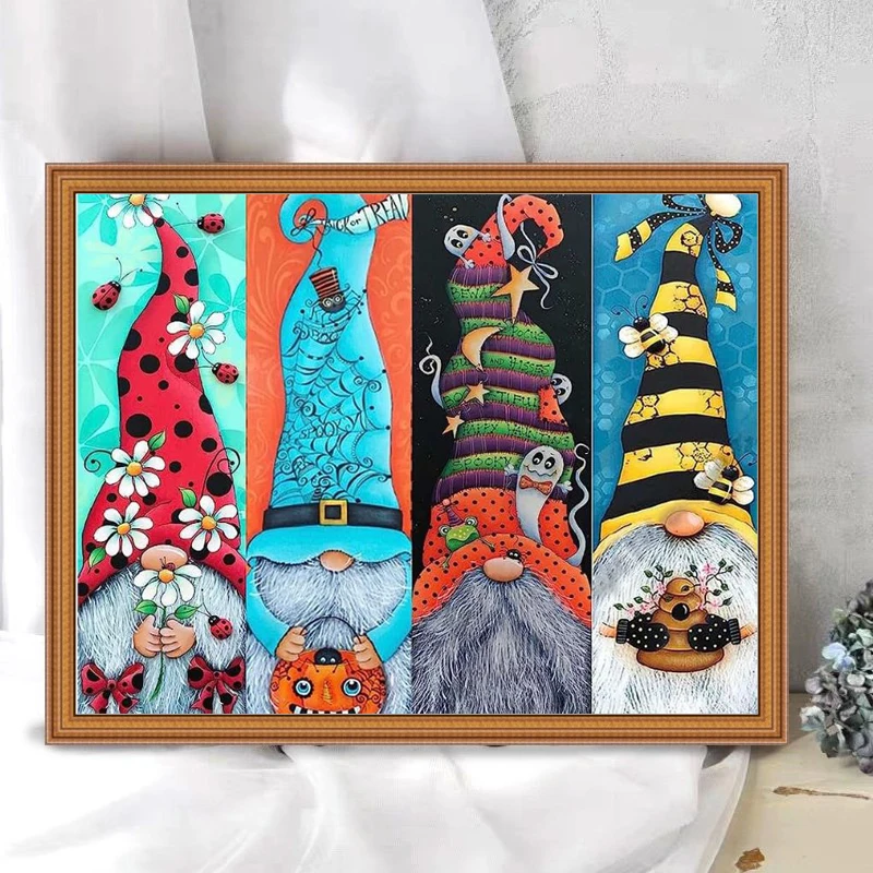 

Наборы для алмазной живописи, карликовая четырехкратная картина, подарок ручной работы, Алмазные точки, искусство и ремесла для взрослых, возбужденная домашняя стена