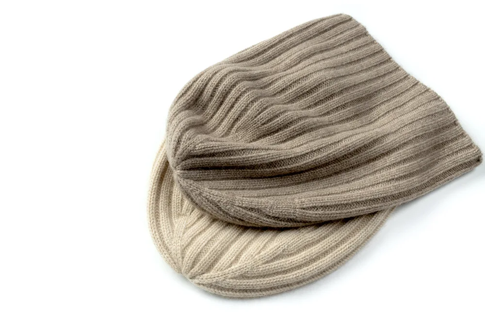 100 кашемировая однотонная Полосатая Зимняя шапка Naizaiga унисекс женские красные