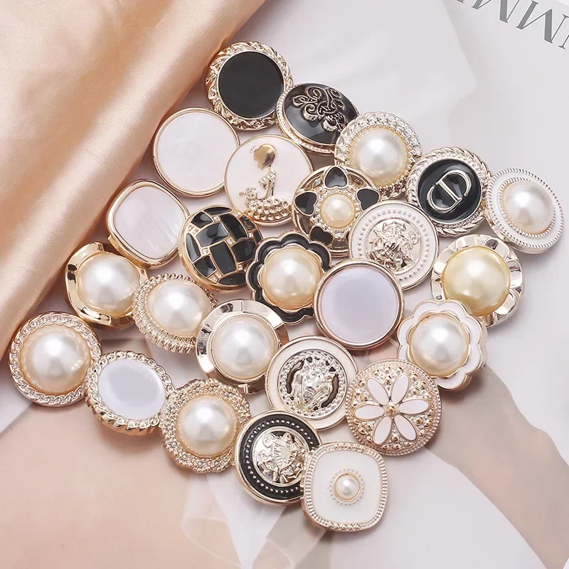 10 шт. пластиковые жемчужные пуговицы 21 мм