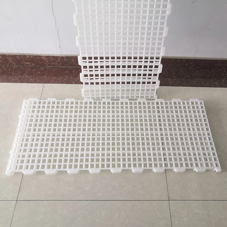 Белая пластиковая напольная планка для курицы птицы бройлерной фермы