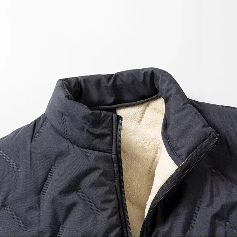 Alobee осенне-зимний модный мужской хлопковый жилет многофункциональный теплый топ