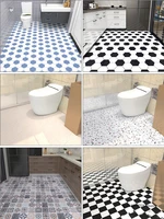 self adhesive peelable floor mats kitchen tile stickers thickened wear resistant non slip waterproof shower decoration stickers