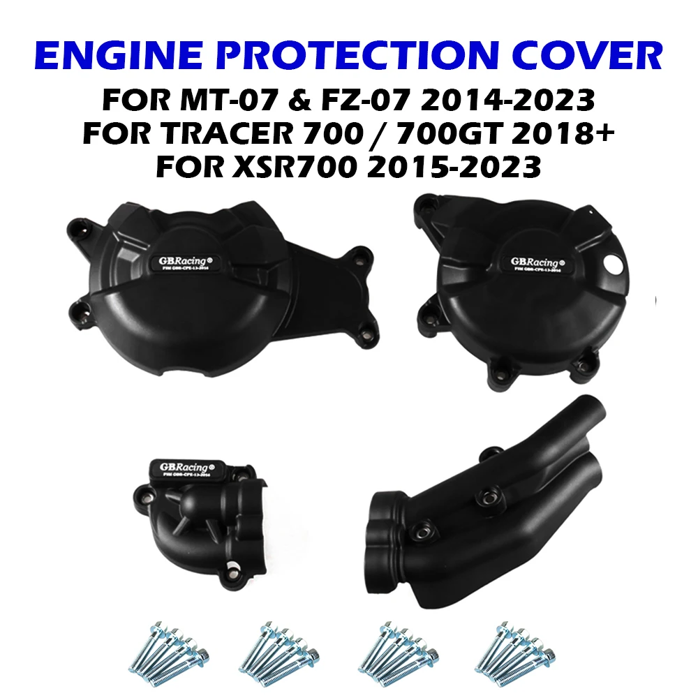 

Защитный чехол для крышки двигателя мотоцикла, чехол GB Racing для YAMAHA R7 MT-07 MT07 Tracer 700/900GT XSR700 GBRacing