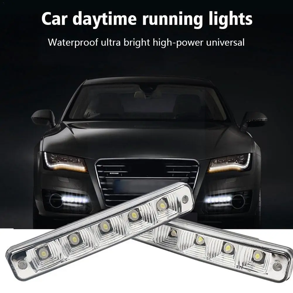 

NEW LED Auto Daytime Running Light Aluminum Shell Universal Lamp Light Lamp DRL Driving Auto DRL Auxiliary Car K0D9