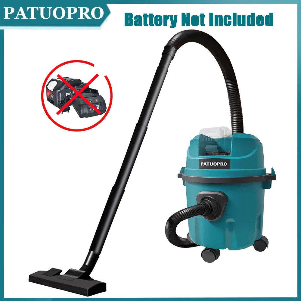

Беспроводной пылесос PATUOPRO 2 в 1 для влажной/сухой уборки 10 л, для Makita 18 В