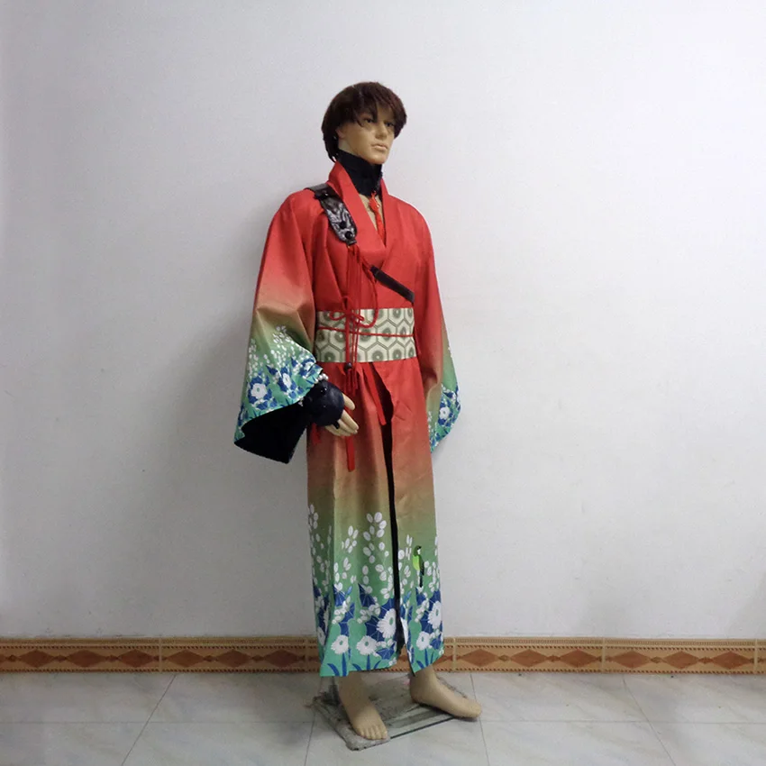 Красное кимоно DMMD Dramatical Murder Koujaku Рождественская униформа для Хэллоуина костюм