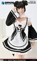 zytoys 16 maid costume female skirt clothes sexy dress cosplay uniform babydoll set for 12 action figure body