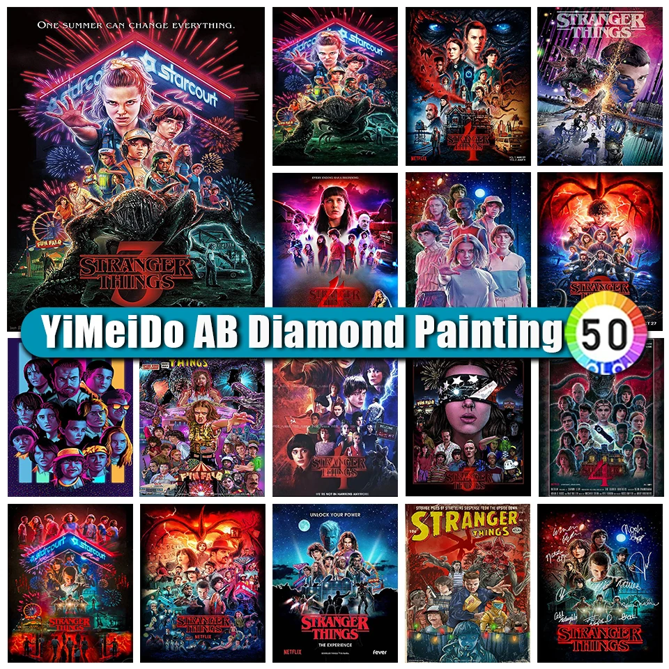 

Алмазная живопись YIMEIDO AB, кинопостер, картина, вышивка крестиком, алмазная Бриллиантовая картина, предметы творчества 5D «сделай сам», подаро...