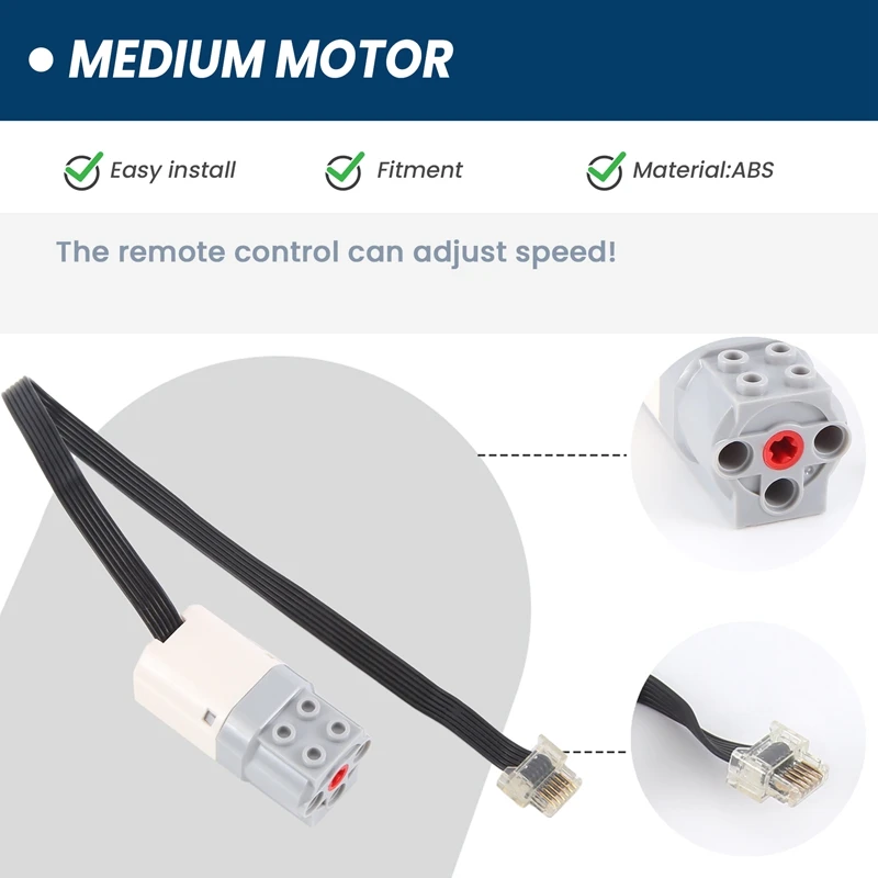 Детали для строительных блоков FBIL-5Pcs детали электрической мощности Wedo 2 0