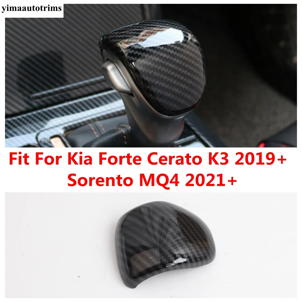 

Gear Shift Knob Head Handle Decoration Cover Trim For Kia Forte Cerato K3 2019-2023 / Sorento MQ4 2021 2022 Accessories Interior