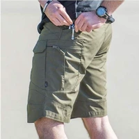 mens cargo shorts tactical army pants multi pocket tactical shorts outdoor pants sportswear hiking waterproof wear resistant