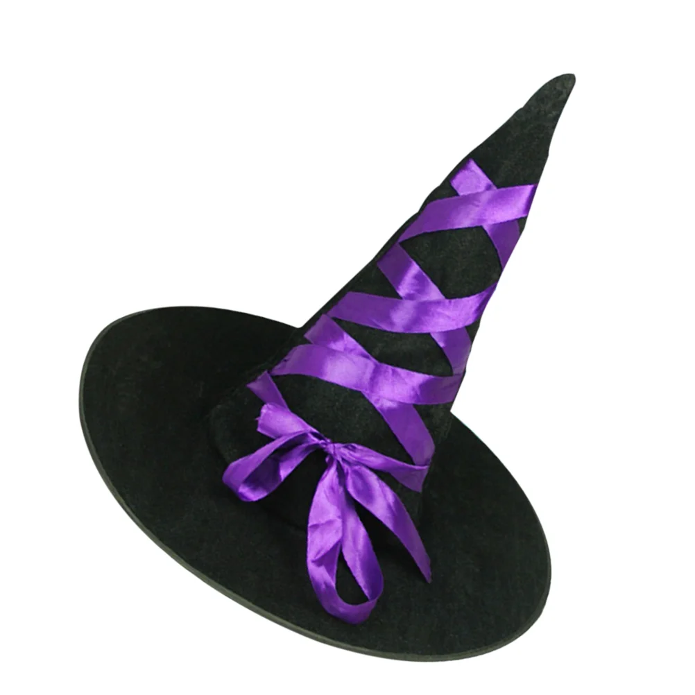 Принадлежности для вечеринок украшения шляпы ведьмы с носком Хэллоуин выпускной