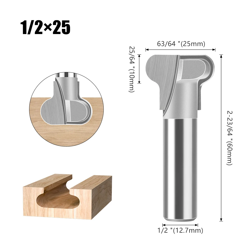 

Fresas para router madera 1/2′′ 12mmShank Hidden Pull Router Bit Деревообработка fresas para tupia de madeira