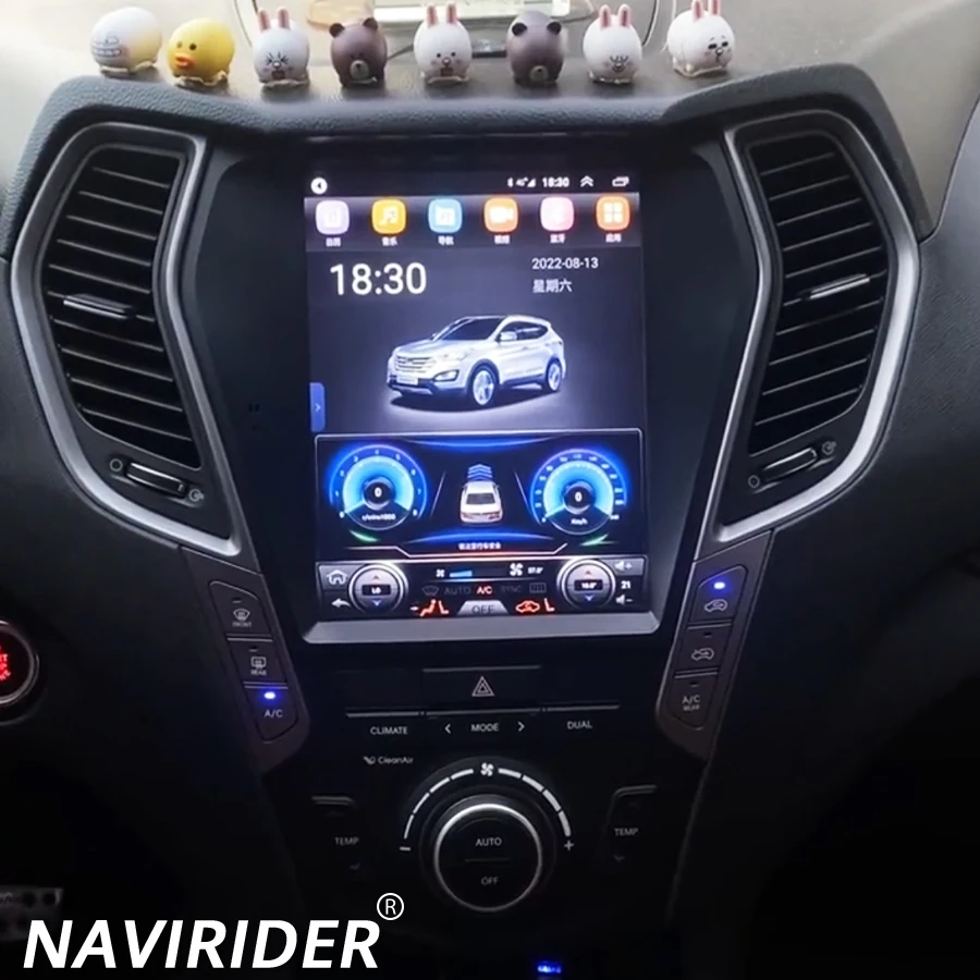 

Мультимедийный плеер, навигация, Android 15, DVD, QLED-экран для Hyundai Santa Fe IX45 2012-2017, GPS DSP, автомобильный радиоприемник Carplay, головное устройство