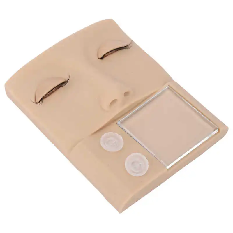 

Eyelash Extension Head Replaceable Eyes Eyelash Practice Face for Beginners