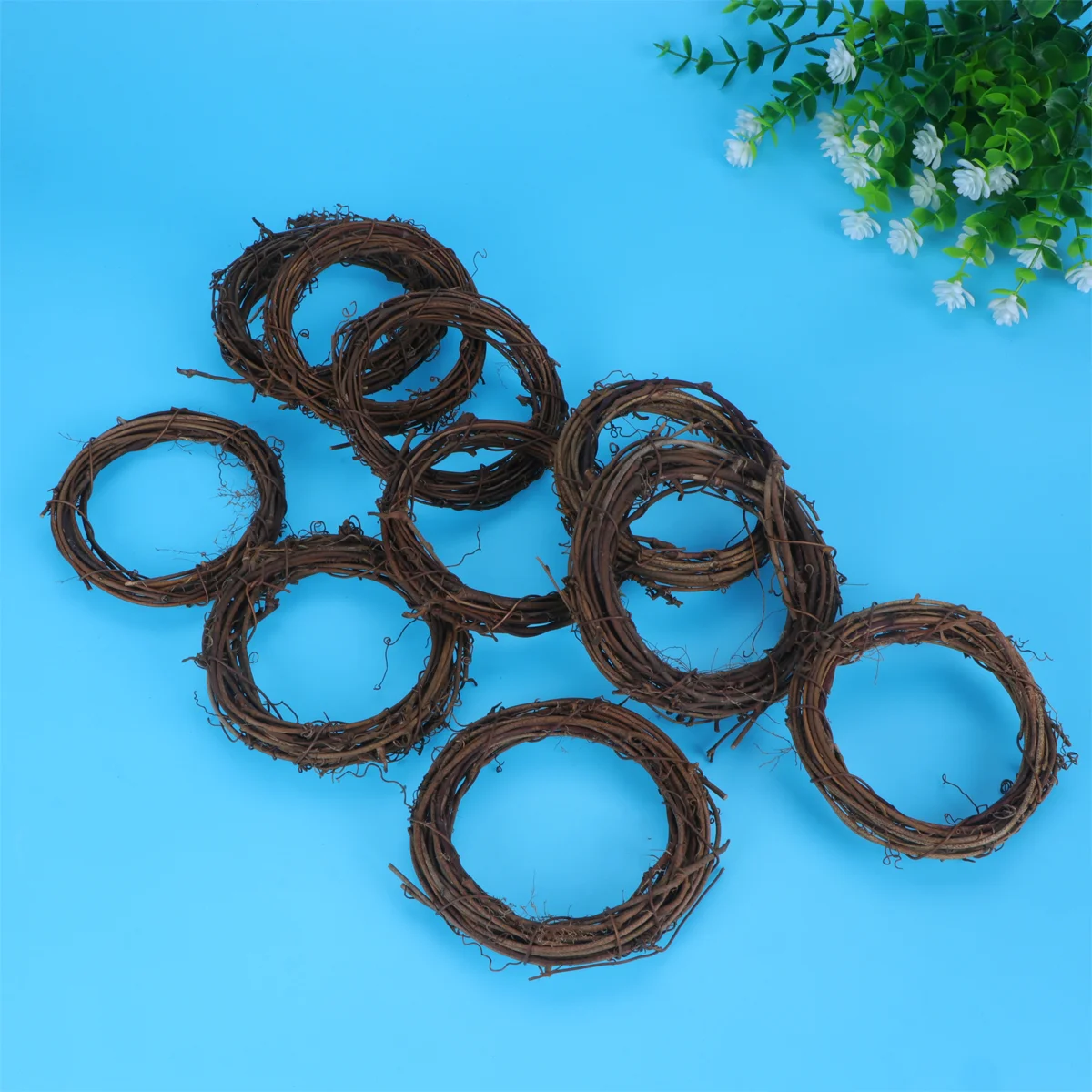 

Wreath Rattan Grapevine Ring Vine Diy Natural Christmas Wreaths Garland Crafts Twig Door Branch Dried Decorative Twigs Party