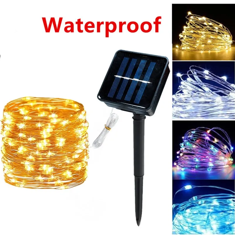 

1/2/3set Solar String Fairy Lights 30M 300 LED Waterproof Outdoor Garland Solar Power Lamp Christmas for Garden Decoration