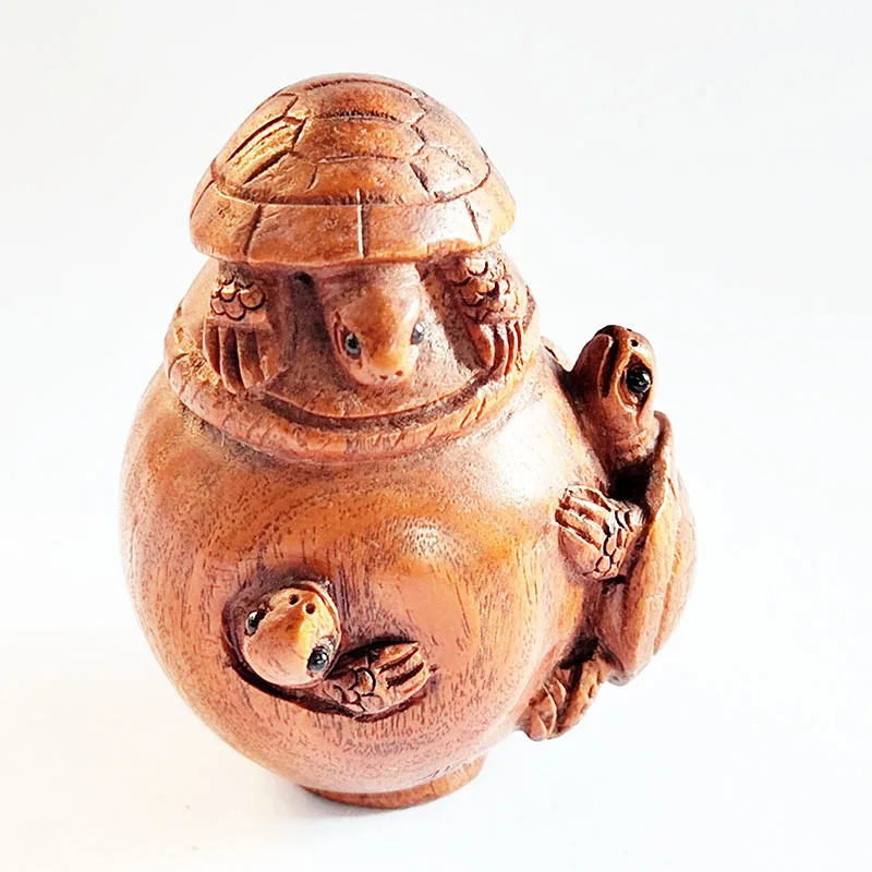 

Статуэтка из железного дерева 2 дюйма 3 черепахи