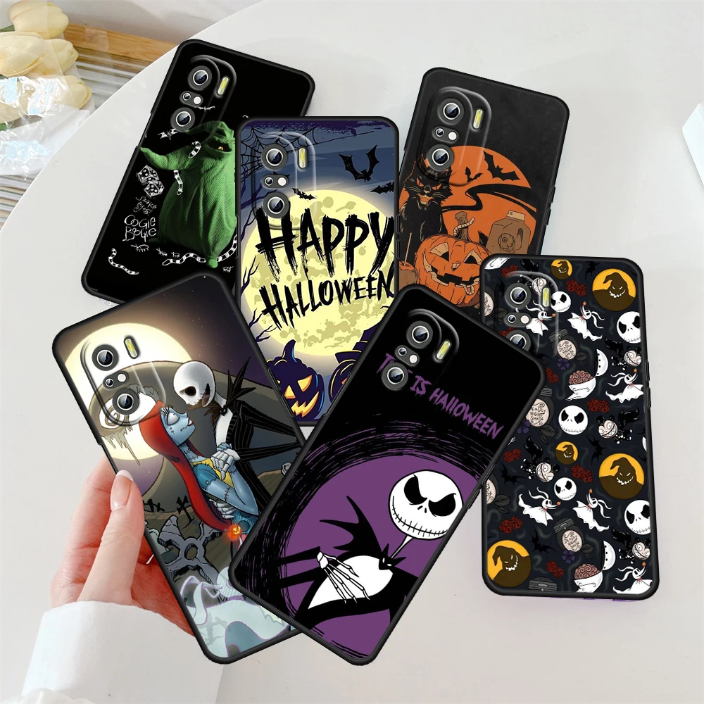 

Night Before Christmas For Redmi K60 K50 K40 K30 K20 Go S2 8A 7A 6Pro 5 Plus 5G Silicone Soft Black Phone Case