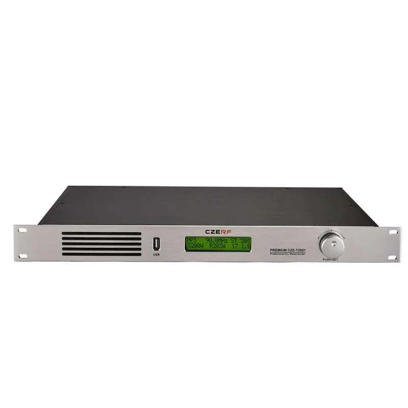 Фото Мини-усилитель CZE-T2001, профессиональный вещательный USB FM-стерео PLL-передатчик с выходной мощностью 150 Вт и 200 Вт. №1