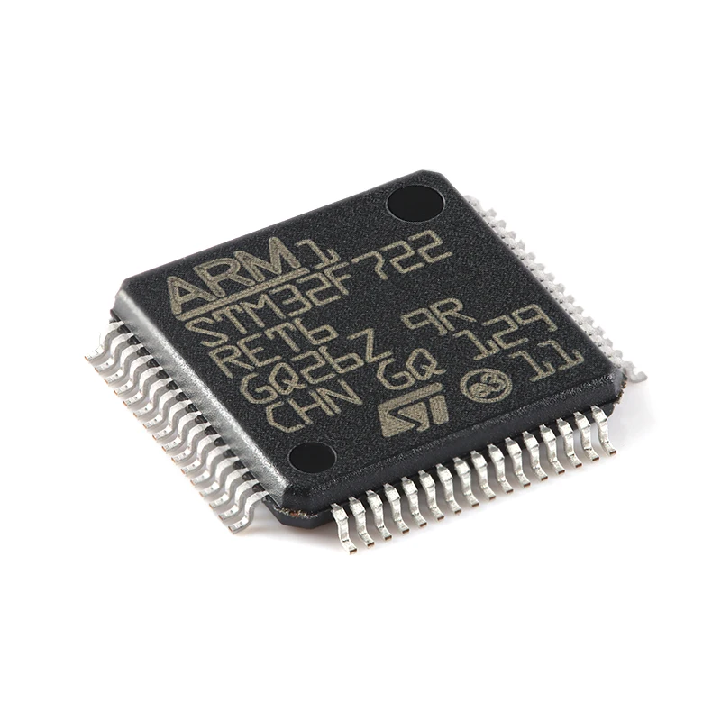 

10PCS/Pack New OriginalSTM32F722RET6 LQFP-64 ARM Cortex-M7 32-bit microcontroller -MCU
