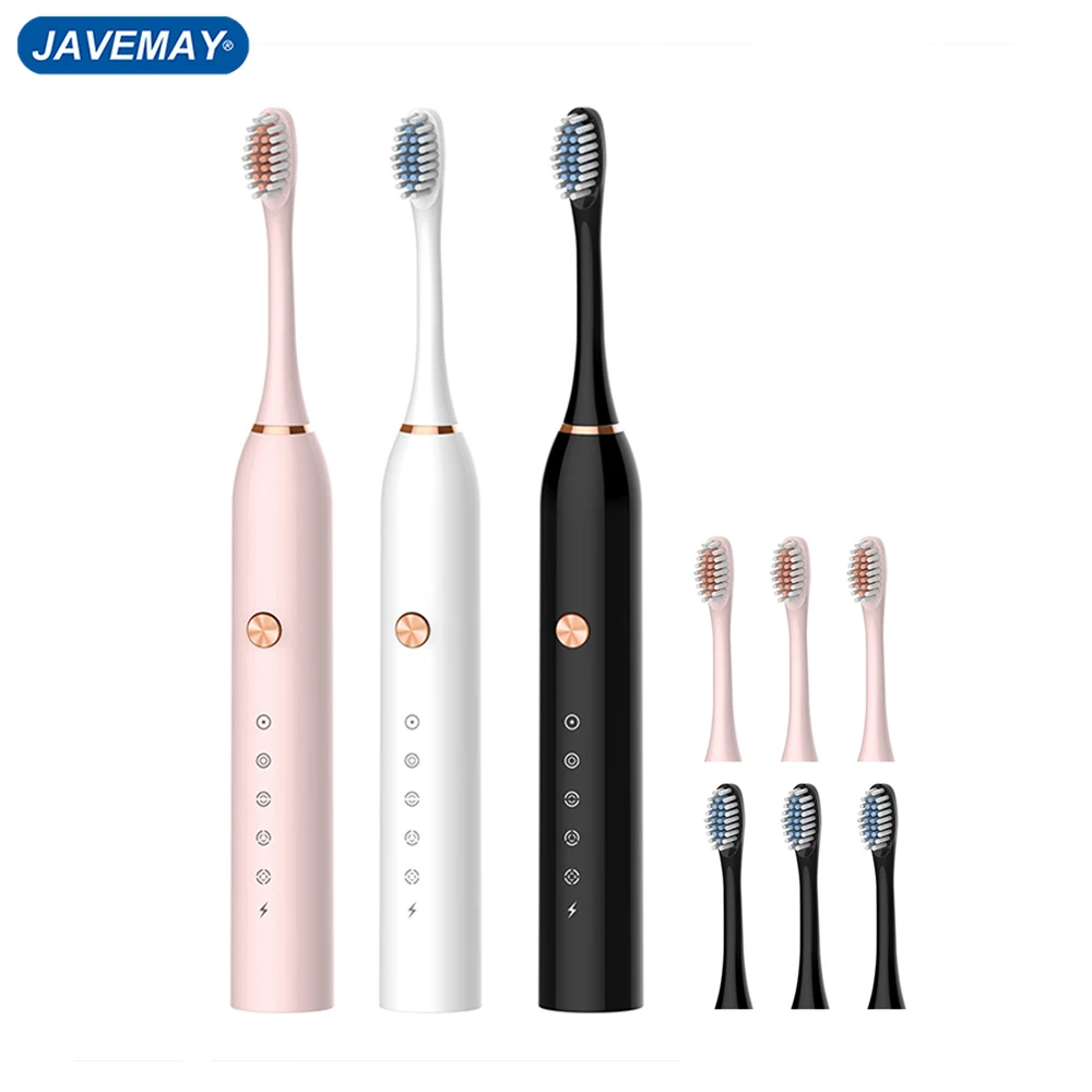 Sonic Electric Toothbrush Adult 5 Gear Automatic Timing Household Soft Bristle USB Rechargeable IPX7 Waterproof Tooth Brush J211