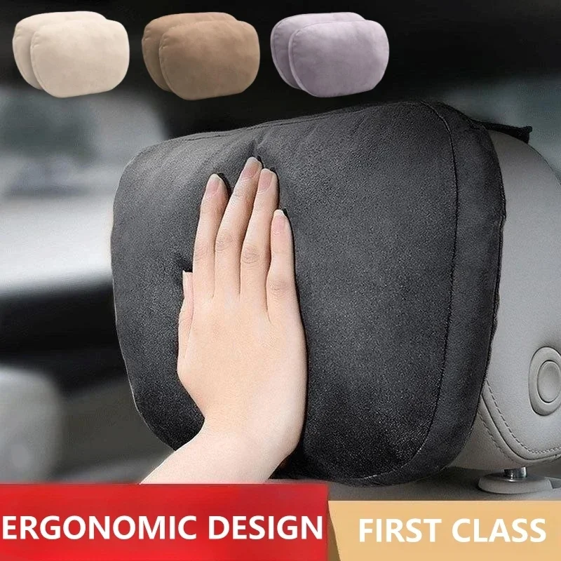 

Top Quality Car Headrest Neck Support Seat / Maybach Design S Class Soft Universal Adjustable Car Pillow Neck Rest Cushion